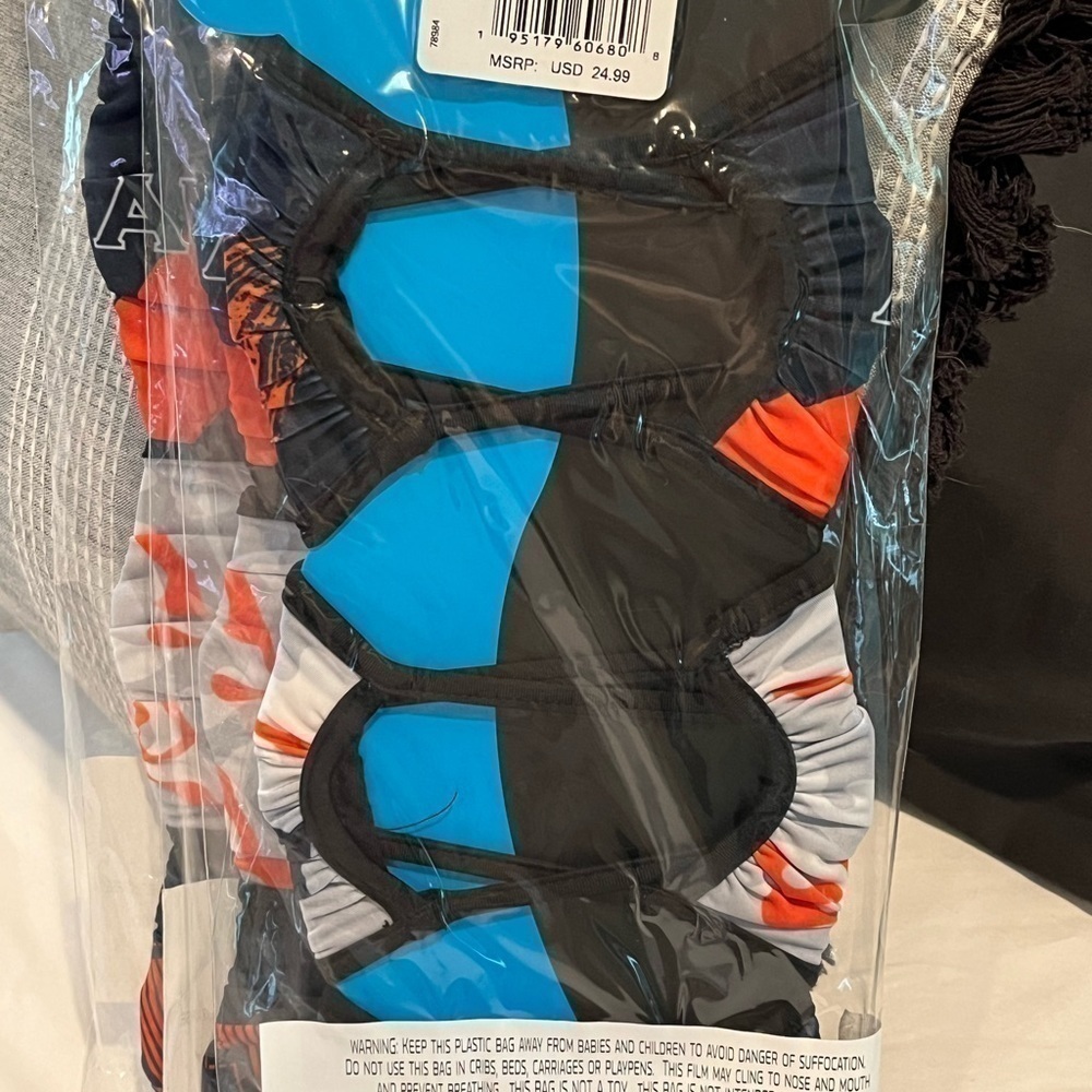 Auburn University 3 Piece Per Pack Face Covering NWT Boys Youth Size 8 - 20 - Picture 5 of 7
